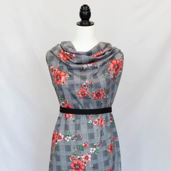 Hounds Tooth Plaid/Floral