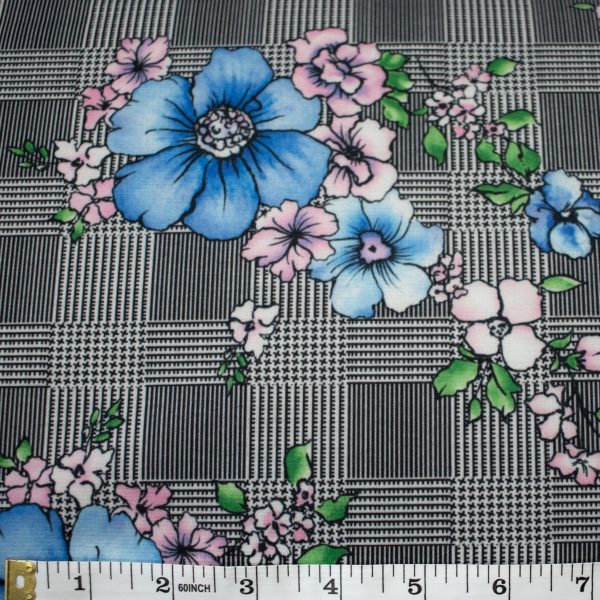 Hounds Tooth Plaid/Floral - Image 2