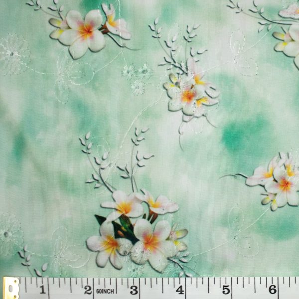 Floral Polyester Fabric - Image 2