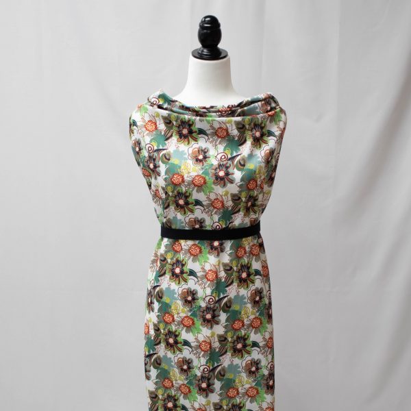 Brown & Green Floral