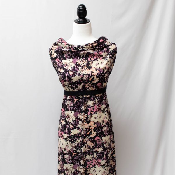 Black & Mauve Floral