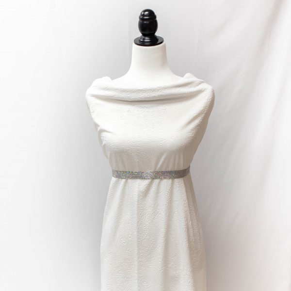 White Embossed