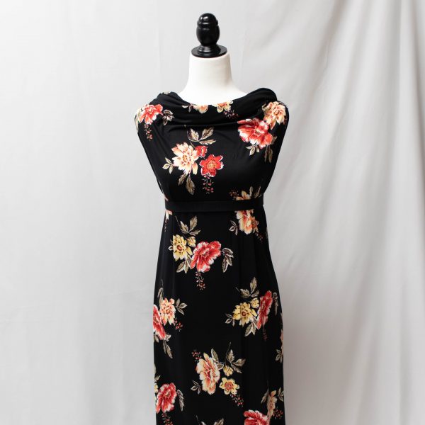 DB Black w/ Red and Yellow lg Floral