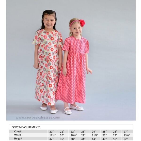 Girls Basic Dress Pattern