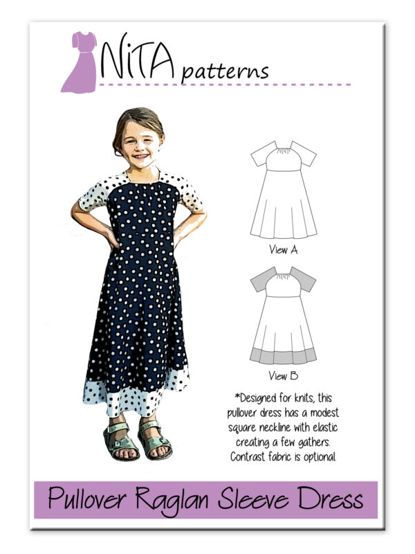 Raglan Girl Dress Pattern