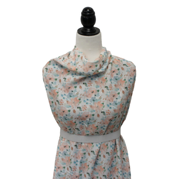 Floral Poly Swiss Dot -Jessie