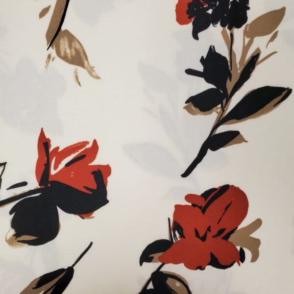 Techno Crepe -Large Stemmed Floral - Image 2