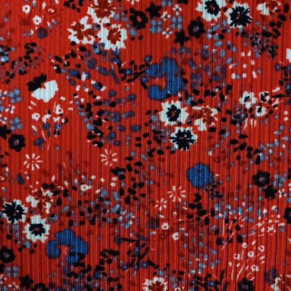 Rib Knit 4x2 Floral - Image 2