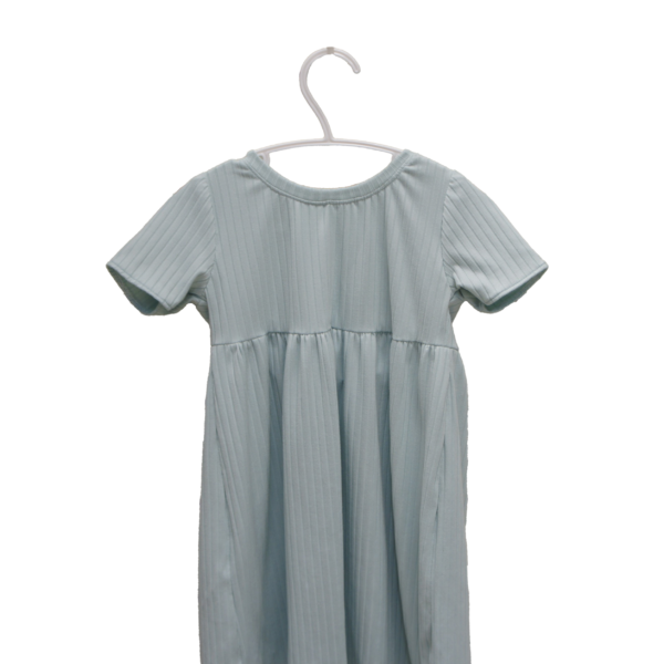 Rib Knit Dress -Seafoam