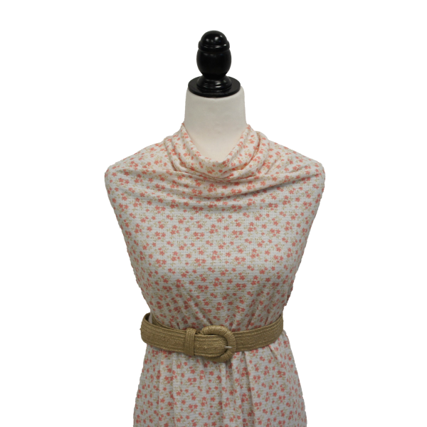 Coral Ditsy Floral