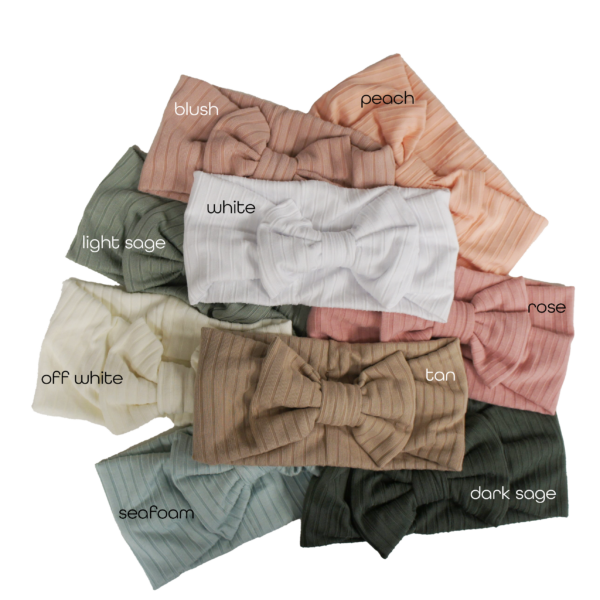 Rib Knit Infant Headbands