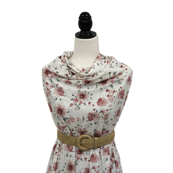 Jenna Floral SD - White and Red