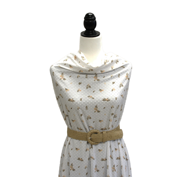 P826 SD White/Pastel Yellow Floral