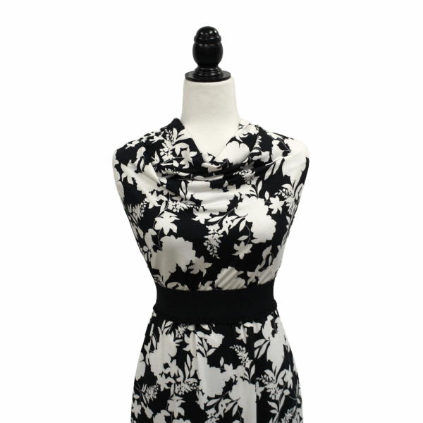 DTY Floral Black w/ White Silhouette