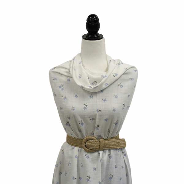 Cotton Gauze Periwinkle Floral