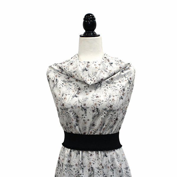 Mini Rib Floral - Mauve