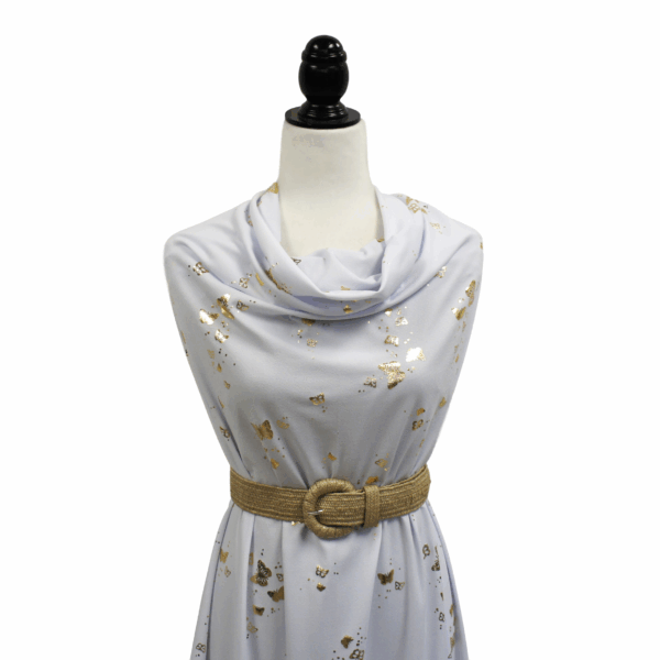 Foil Butterfly Knit - White