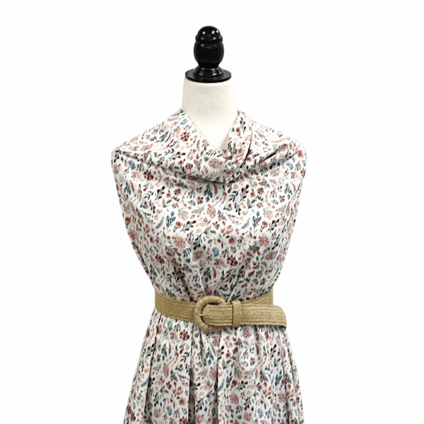 Crinkle Cream Floral